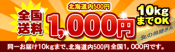 全国送料1000円（10kgまで）実施中