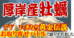 黄金伝説で紹介された厚岸牡蠣